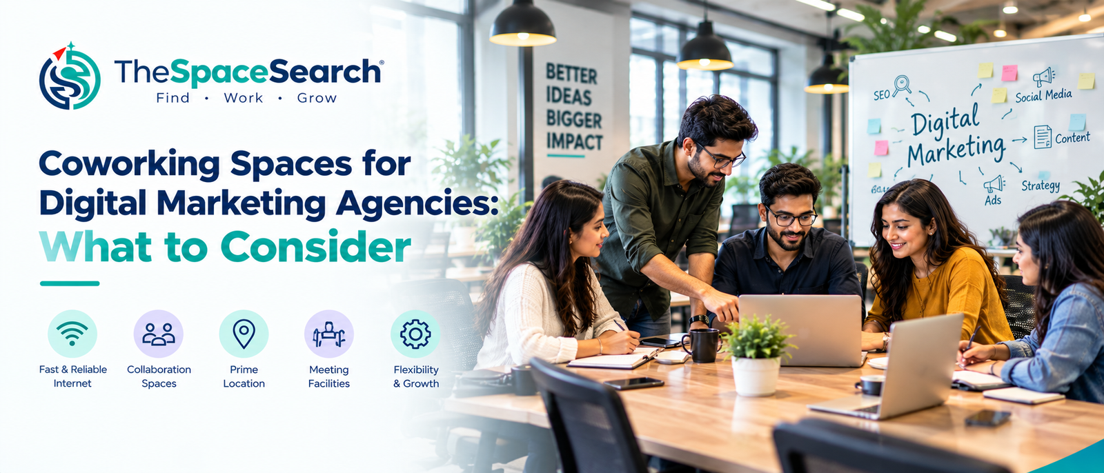 Coworking Spaces for Digital Marketing Agencies: What to Consider